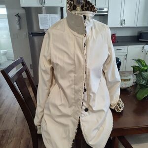 Paolo.Alessia Reversible Leopard Rain Coat